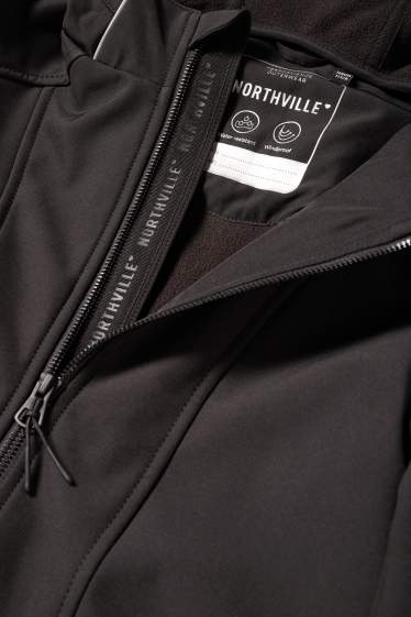 Children Girls - Softshell Jacket - black