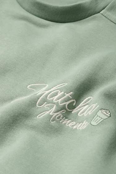 Dámské - Mikina - světle zelená