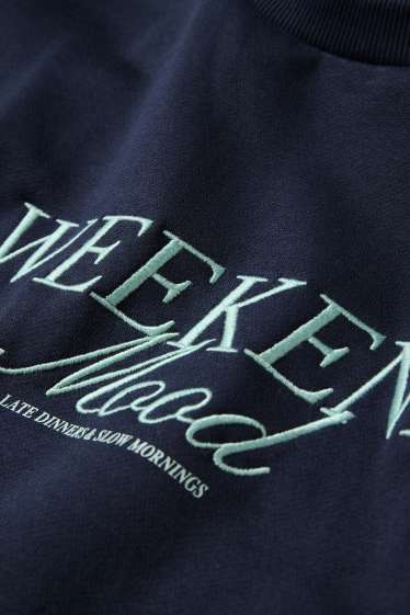 Damen - Sweatshirt - dunkelblau