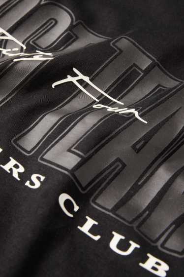 Uomo - T-shirt - relaxed fit - nero