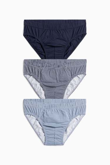 Herren - Multipack 3er - Slip - dunkelblau