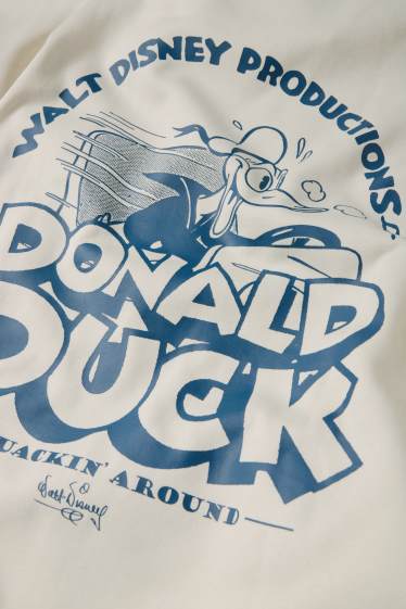 Bărbați - Hanorac supradimensionat - Donald Duck - bej deschis