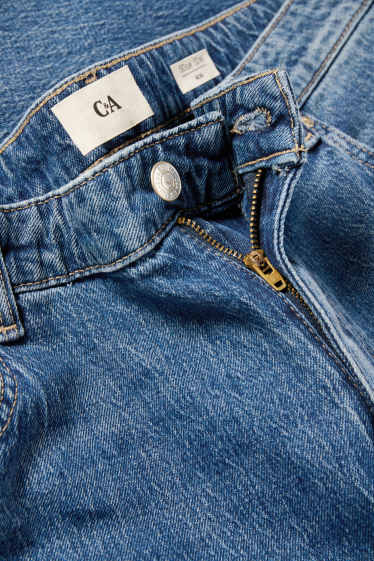 Damen - Mom Jeans - High Waist - LYCRA® - jeansblau