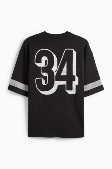 Herren - T-Shirt - Oversized - schwarz