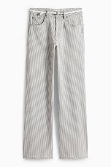 Donna - Jeans - bianco / grigio