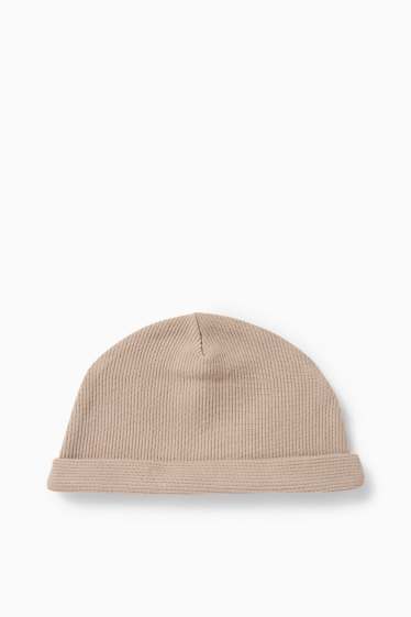 Miminka - chlapci - Outfit pro novorozence - světle béžová