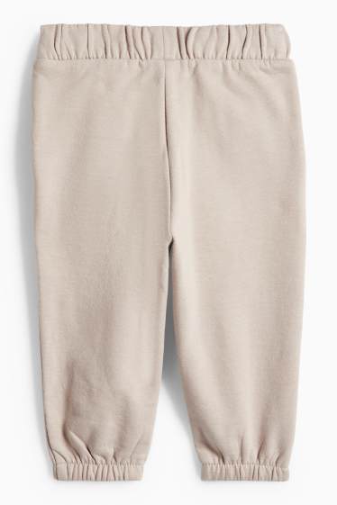 Baby: jongens - Baby joggingbroek - lichtgrijs