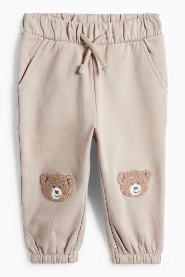 Baby: jongens - Baby joggingbroek - lichtgrijs
