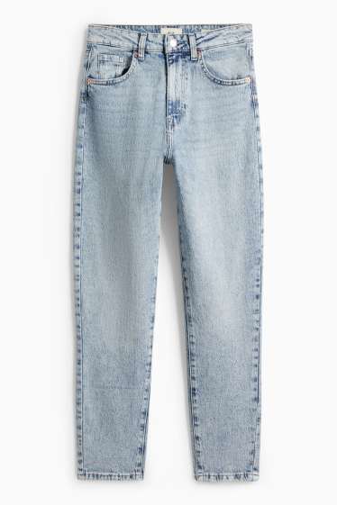 Donna - Mom jeans - vita alta - LYCRA® - jeans azzurro