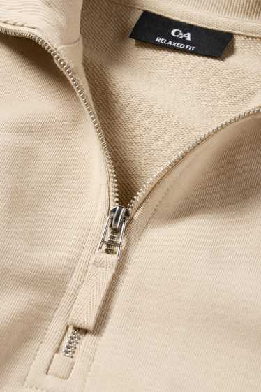 Bărbați - Bluză de molton - bej