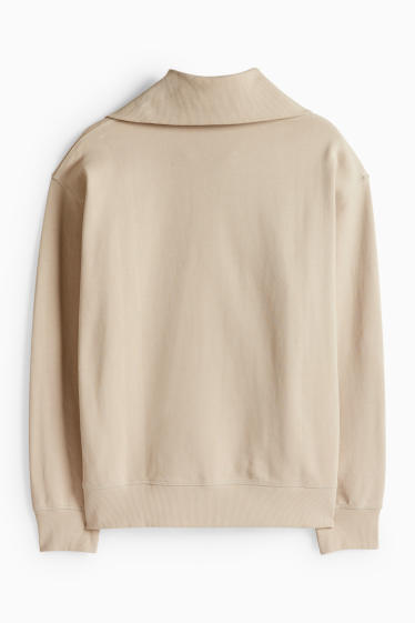 Bărbați - Bluză de molton - bej
