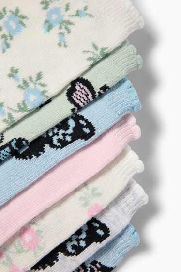 Children Girls - Socks - white / rose