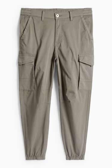 Hommes - Pantalon stretch - gris foncé