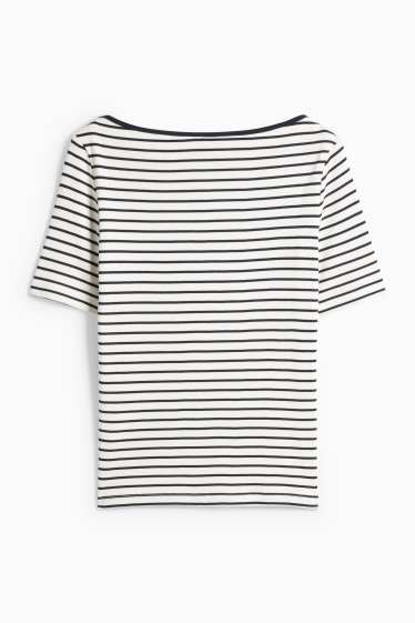 Donna - T-shirt - bianco / blu