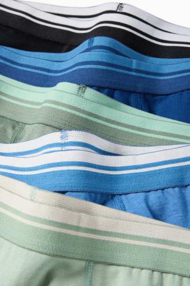 Nen - Paquet de 5 - bòxers - verd / blau fosc