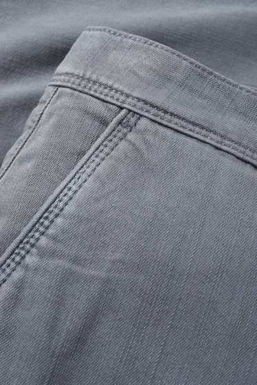 Pánské - Kalhoty chino - slim fit - šedá