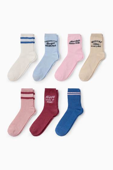 Kinderen: meisjes - Sneakersokken - roze