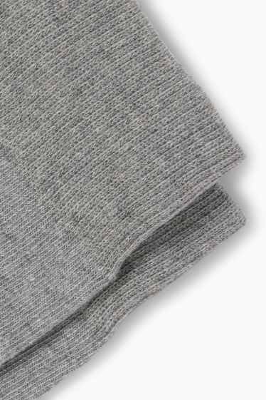 Uomo - Confezione da 3 - calze - grigio