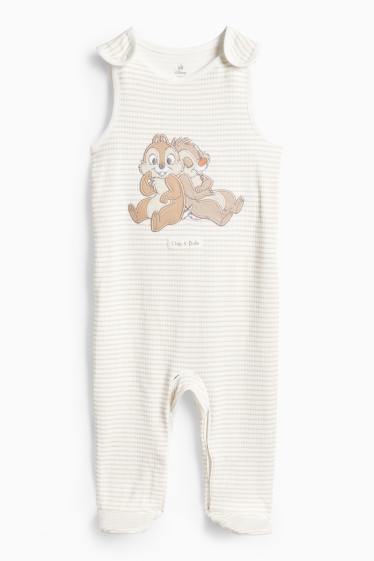 Unisex - Sada dětského overalu - světle béžová