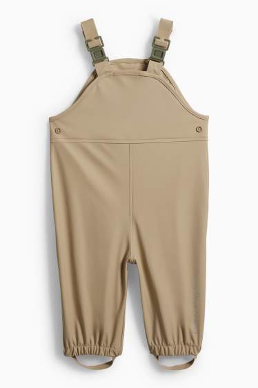Baby Buben - Regenhose - wasserdicht - taupe