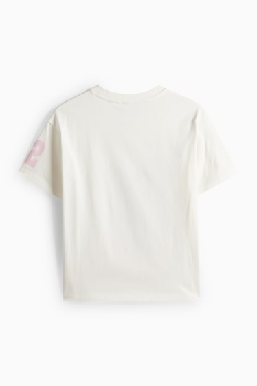 Děti - dívky - Tričko - bílá/růžová