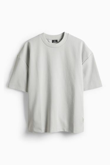Herren - T-Shirt - Oversized - hellgrau
