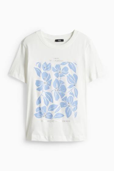 Femmes - T-shirt - blanc