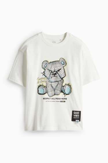 Copii - Băieți - Tricou - alb