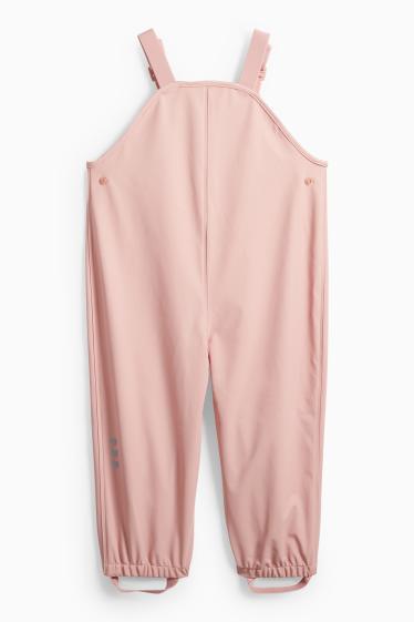 Enfants filles - Pantalon de pluie - rose