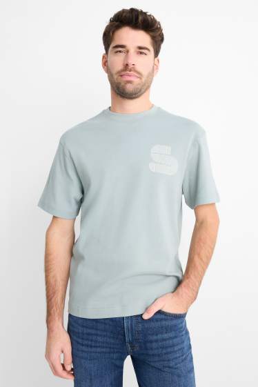 Home - Samarreta de màniga curta tècnica - relaxed fit - blau clar