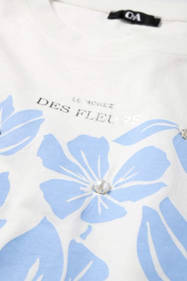 Femmes - T-shirt - blanc