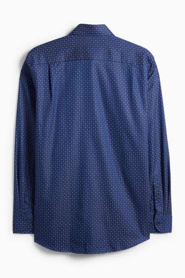 Home - Camisa - blau fosc