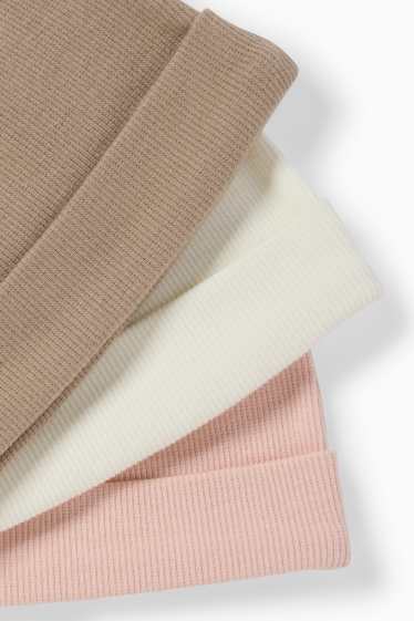 Neonate - Cappellino neonati - rosa / beige