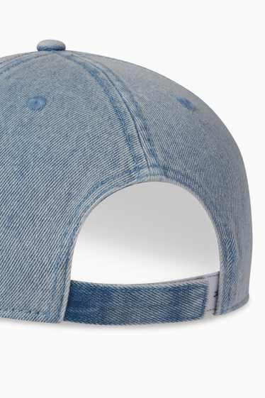 Kinderen: jongens - Denim baseballpet - blauw