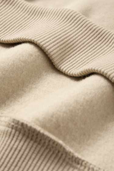 Herren - Oversized-Hoodie - SpongeBob Schwammkopf - hellbeige