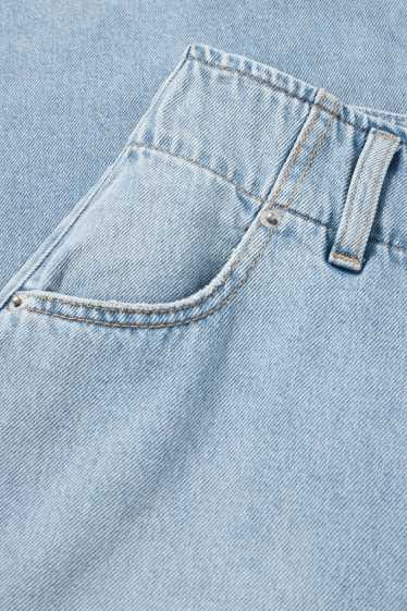 Damen - Jeansrock - helljeansblau