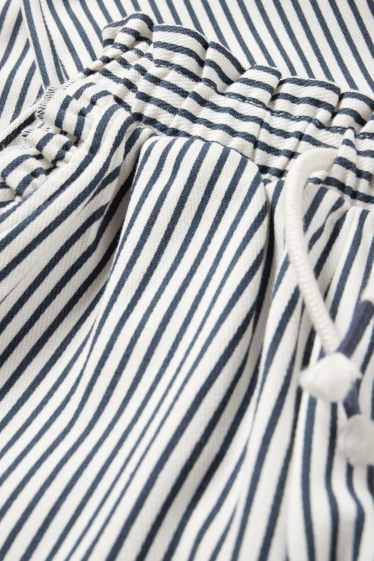 Children Girls - Joggers - white / blue