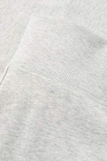 Damen - Flared Leggings - hellgrau-melange