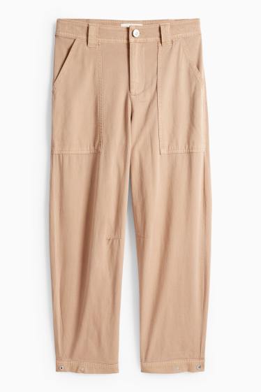 Děti - dívky - Kalhoty - světle hnědá