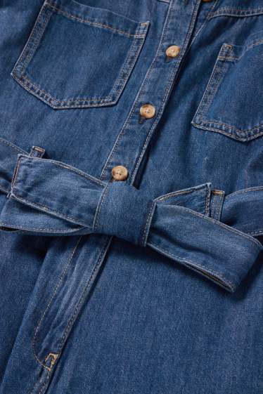 Femei - Salopetă din denim - denim-albastru