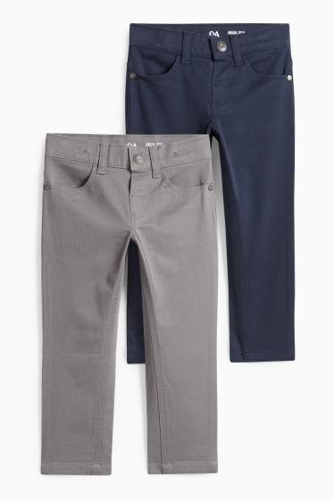 Enfants garçons - Pantalon - gris foncé