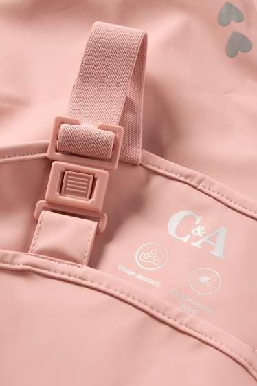 Enfants filles - Pantalon de pluie - rose