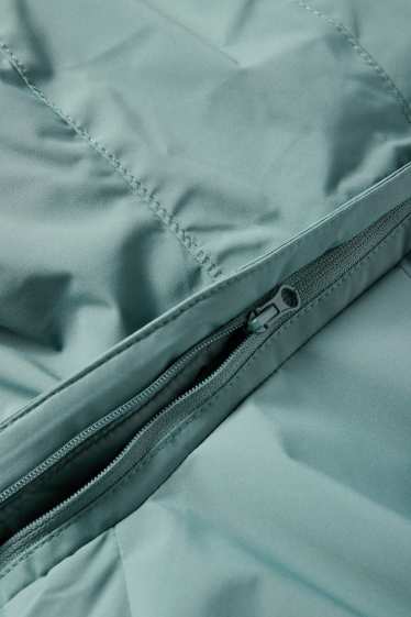 Damen - Jacke mit Kapuze - gefüttert - wasserabweisend - grün