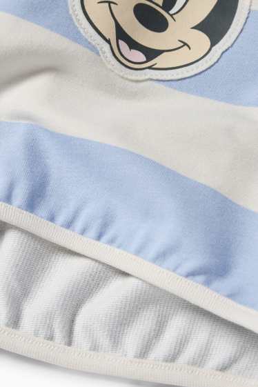 Baby Mädchen - Minnie Maus - Baby-Sweatshirt - gestreift - blau  / cremefarben
