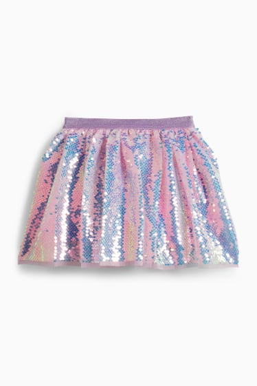 Děti - dívky - Sukně - světle fialová