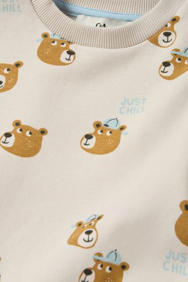 Enfants garçons - Sweat - beige clair