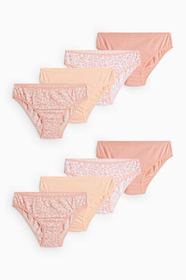 Children Girls - Underwear Set - rose
