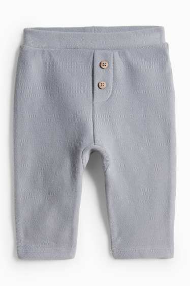 Baby Boys - Baby outfit - 2 piece - white / gray