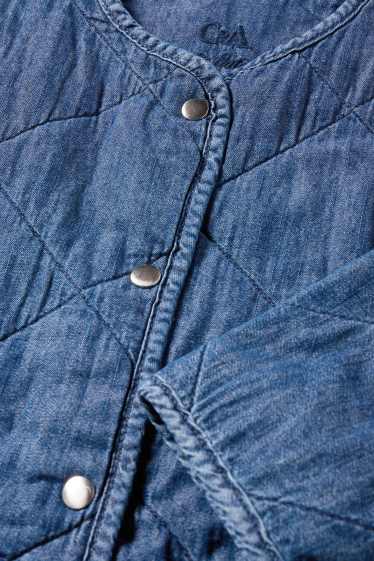Donna - Giacca di jeans trapuntata - oversize - jeans blu