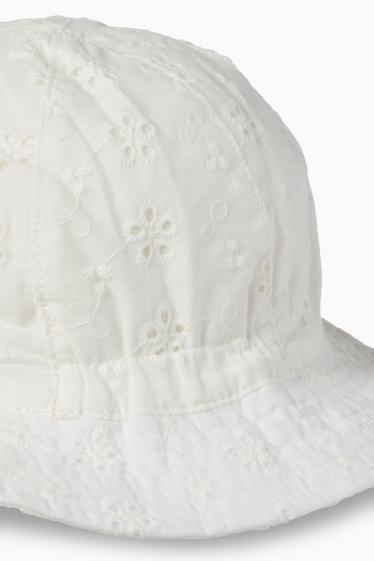 Baby Girls - Baby hat - white